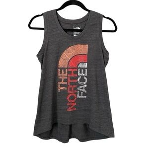 The North Face Logo Racerback Tank Gray Size S